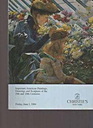 Seller image for Christies 1984 Important American Paintings 19th & 20th C for sale by thecatalogstarcom Ltd