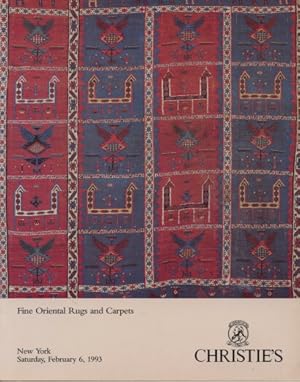 Christies 1993 Fine Oriental Rugs and Carpets