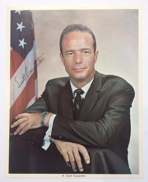 American Astronaut. Signed color Photograph