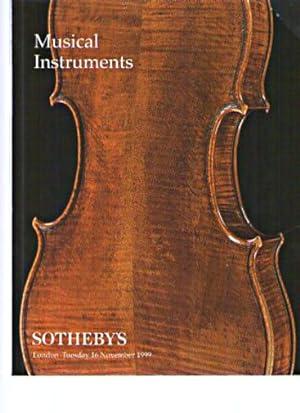 Sothebys November 1999 Musical Instruments