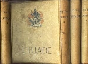 Image du vendeur pour L'ILLIADE (2 volumes / TOMES 1 + 2) - L'ODYSSEE (2 volumes / TOMES 1 + 2). mis en vente par Le-Livre