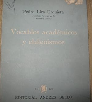 Vocablos académicos y chilenismos