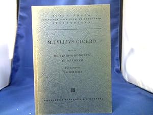 Bild des Verkufers fr De Finibus Bonorum et Malorum. Recognovit Th. Schiche. Editio Stereotypa Editionis Prioris. M. Tulli Ciceronis Scripta quae Manserunt Omnia Fasc. 43. - =( Bibliotheca Scriptorum Graecorum et Romanorum Teubneriana.) zum Verkauf von Antiquariat Michael Solder