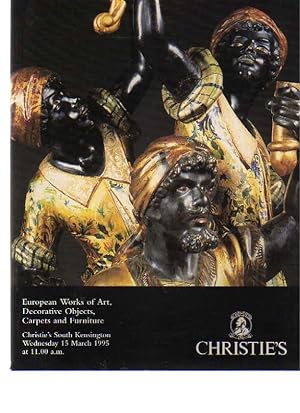 Christies 1995 European Works of Art, Carpets, Furniture
