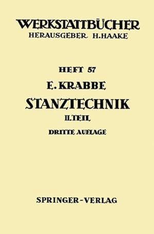 Imagen del vendedor de Stanztechnik a la venta por Antiquariat Bookfarm