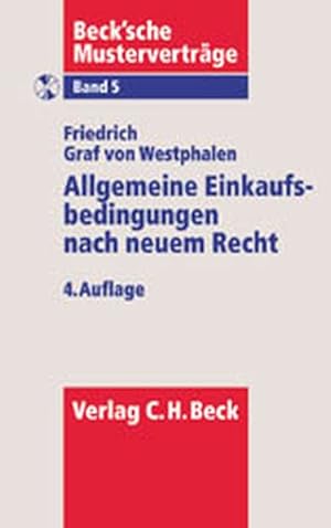 Bild des Verkufers fr Allgemeine Einkaufsbedingungen nach neuem Recht: Rechtsstand: Juni 2003 zum Verkauf von Versandantiquariat Felix Mcke