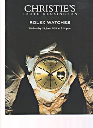 Christies 1998 Rolex Watches