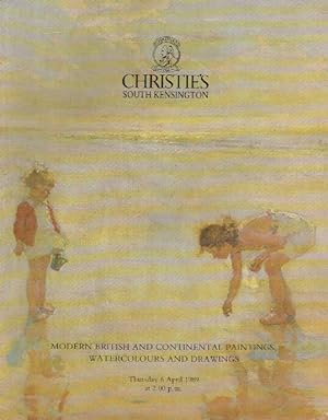 Christies April 1989 Modern British & Continental Paintings, Watercolours etc.