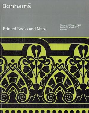 Bonhams March 2008 Printed Books & Maps