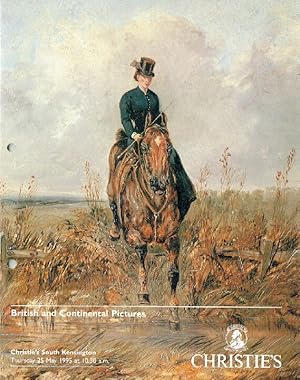 Seller image for Christies May 1995 British & Continental Pictures for sale by thecatalogstarcom Ltd