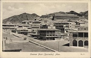 Immagine del venditore per Ansichtskarte / Postkarte Aden Jemen, Steamer Point, Barracks, Baracken, Gebude am Hang venduto da akpool GmbH