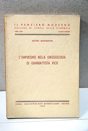 Seller image for L'empirismo della gnoseologia di giambattista vico for sale by STUDIO PRESTIFILIPPO NUNZINA MARIA PIA