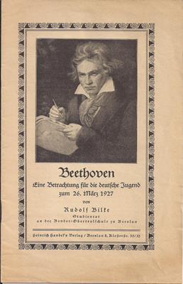 Beethoven - Eine Betrachtung für die deutsche Jugend zum 26. März 1927