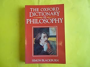 Immagine del venditore per The Oxford Dictionary of Philosophy venduto da Carmarthenshire Rare Books