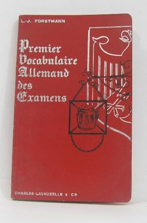 Seller image for Premier vocabulaire allemand des examens for sale by crealivres