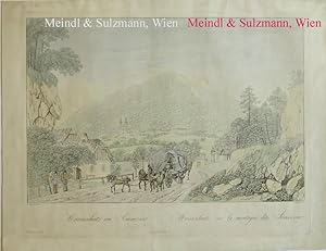 "Mariaschutz am Sömmering - Mariaschutz sur la montagne dite Sömmering". Aus F. Runk, L. Janscha ...