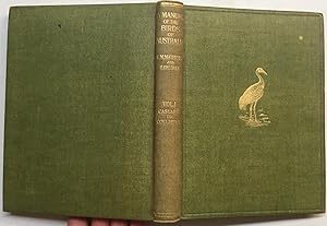 Image du vendeur pour A manual of the birds of Australia, volume one: Orders Casuarii to Columbae [all published]. mis en vente par Gaabooks