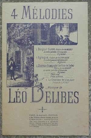 4 mélodies. 3. Chanson espagnole (les filles de Cadix).