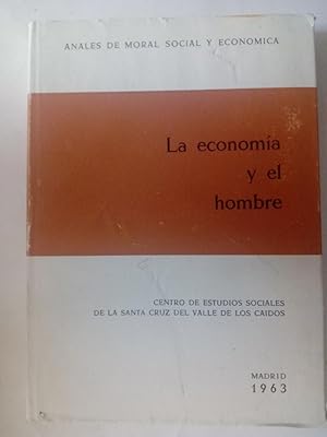 Seller image for Anales de Moral Social y Econmica n 2. La economa y el hombre for sale by Librera Ofisierra