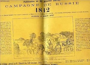 Seller image for CAMPAGNE DE RUSSIE 1812 (document publicitaire de l'Editeur). for sale by Le-Livre