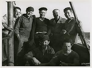 If All the Guys in the World. [Si tous les gars du monde.] (Collection of 9 original photographs ...