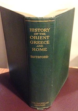 Seller image for History of the Orient and Greece - for High Schools and Academies, A for sale by Henry E. Lehrich