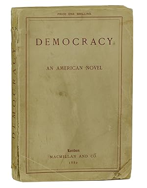 Bild des Verkufers fr Democracy: An American Novel zum Verkauf von Burnside Rare Books, ABAA