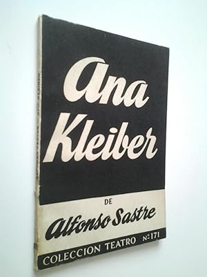 Imagen del vendedor de Ana Kleiber. Drama en tres actos a la venta por MAUTALOS LIBRERA