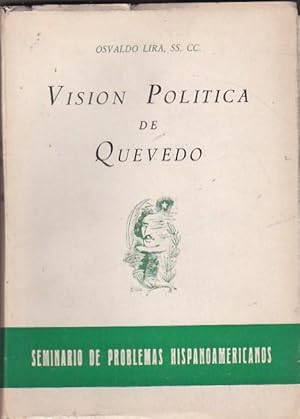 Imagen del vendedor de Visin poltica de Quevedo a la venta por LIBRERA GULLIVER