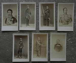 Carte de visite. Portraits de généraux.