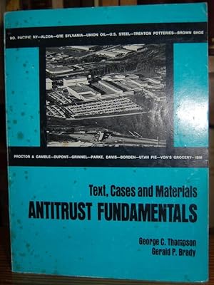 Seller image for TEXT, CASES AND MATERIALS ON ANTITRUST FUNDAMENTALS for sale by Fbula Libros (Librera Jimnez-Bravo)