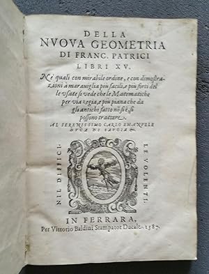 Bild des Verkufers fr Della Nuova Geometria Libri XV zum Verkauf von Detlev Auvermann Rare Books