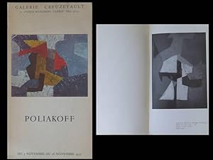 SERGE POLIAKOFF - 1957 - CATALOGUE GALERIE CREUZEVAULT PARIS