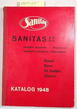 Sanitas AG Sanitäre Apparate en Gros, Katalog Nr. 13 1948