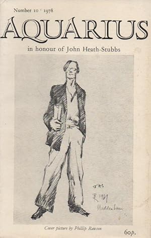 Bild des Verkufers fr Aquarius 10: In Honour of John Heath-Stubbs zum Verkauf von The Glass Key