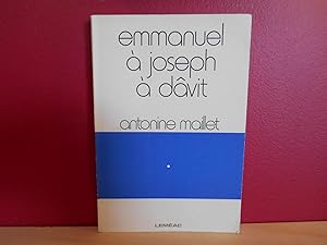 Seller image for Emmanuel a Joseph a Davit for sale by La Bouquinerie  Dd