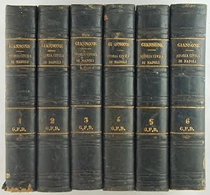 Istoria civile del Regno di Napoli di Pietro Giannone (VI volumi)