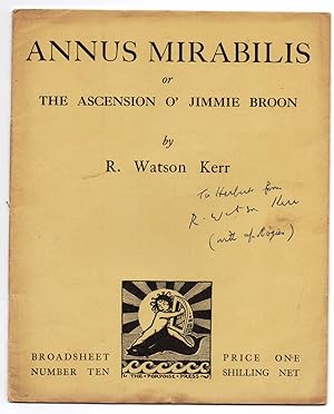Seller image for Annus Mirabilis or The Ascension o' Jimmie Broon for sale by Attic Books (ABAC, ILAB)