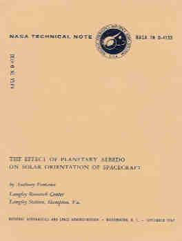 The Effect of Planetary Albedo on Solar Orientation of Spacecraft (NASA TN D-4133)