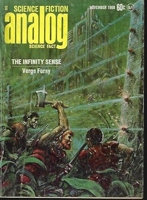Image du vendeur pour ANALOG Science Fiction/ Science Fact: November, Nov. 1968 mis en vente par Books from the Crypt