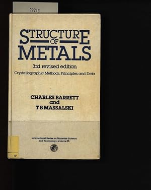 Imagen del vendedor de Structure of metals. Crystallographic methods, principles and data,35. a la venta por Antiquariat Bookfarm