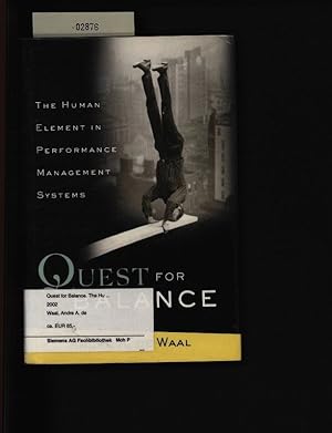 Bild des Verkufers fr Quest for Balance: The Human Element in Performance Management Systems. . zum Verkauf von Antiquariat Bookfarm