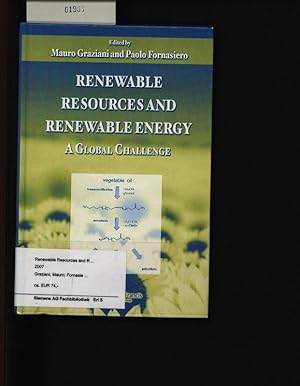 Bild des Verkufers fr Renewable resources and renewable energy. A global challenge,. zum Verkauf von Antiquariat Bookfarm