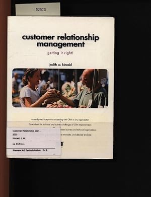 Seller image for Customer relationship management. Getting it right!,. for sale by Antiquariat Bookfarm