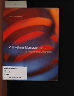 Seller image for Marketing management. A relationship approach,. for sale by Antiquariat Bookfarm