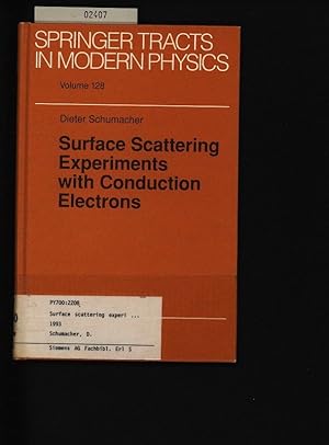 Seller image for Surface scattering experiments with conduction electrons. . for sale by Antiquariat Bookfarm