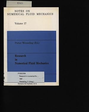 Imagen del vendedor de Research in numerical fluid mechanics. . a la venta por Antiquariat Bookfarm