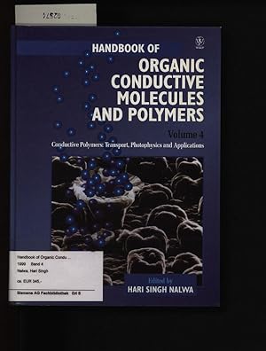 Bild des Verkufers fr Handbook of organic conductive molecules and polymers. Vol 4. . zum Verkauf von Antiquariat Bookfarm