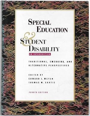 Seller image for Special Education & Student Disability. An Introduction. Traditional, Emerging, and Alternative Perspectives. for sale by City Basement Books