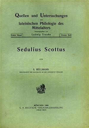 Bild des Verkufers fr Sedulius Scottus. Liber de Rectoribus Christianis. Das Kollektaneum des Sedulius Scottus in dem Kodex Cusanus C 14 nunc 37. Sedulius und Pelagius. zum Verkauf von FIRENZELIBRI SRL